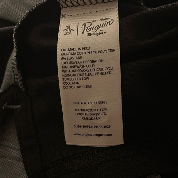 Original Penguin Gray and Black Polo Shirt - Picture 8 of 8